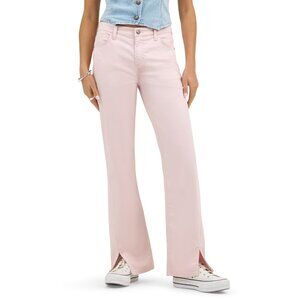 Lee Women's Heritage Mid Rise Bootcut, Size 16, Mid-Rise, Fitted, Pink Wash
